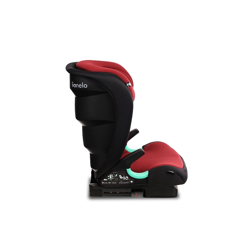 Lionelo - Siège auto NEAL i-Size 100-150 cm Rouge Bourgogne