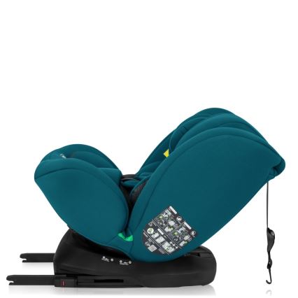 Lionelo - Siège-auto pivotant avec base BASTIAAN i-Size 40-150 cm bleu indigo