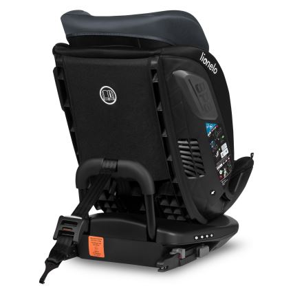 Lionelo - Siège auto pivotant avec base BASTIAAN i-Size 40-150 cm Gris pierre