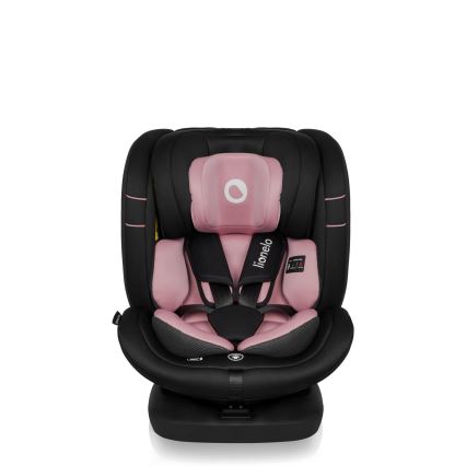 Lionelo - Siège auto pivotant avec base BASTIAAN i-Size 40-150 cm Rose