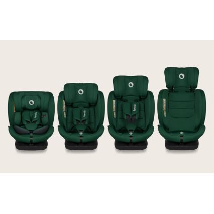 Lionelo - Siège auto pivotant avec base BASTIAAN i-Size 40-150 cm Vert