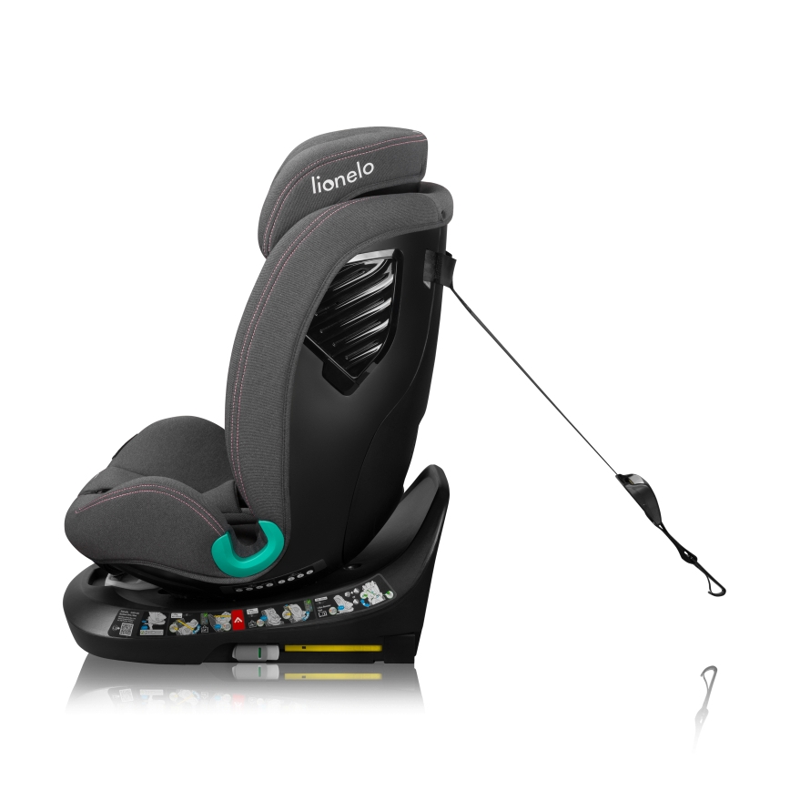 Lionelo - Siège-auto pivotant avec base BASTIAAN ONE i-Size 40–150 cm Rose