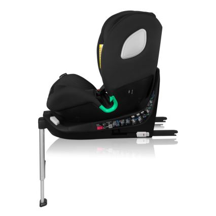 Lionelo - Siège-auto pivotant avec base BRAAM AIR i-Size 40-150 cm Black Carbon