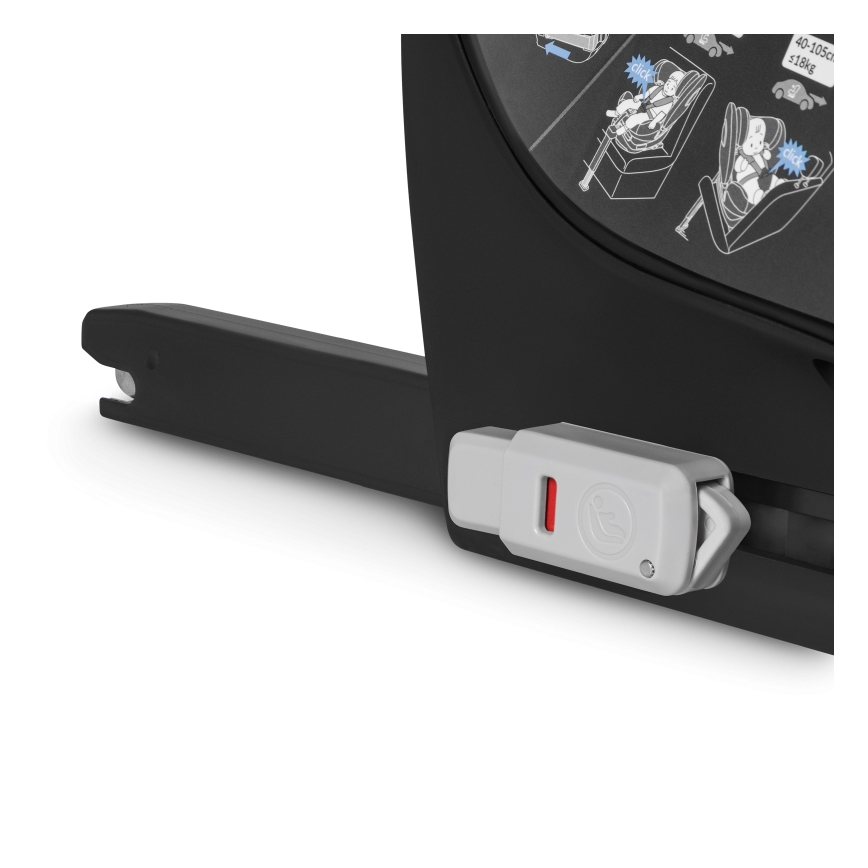 Lionelo - Siège-auto pivotant avec base BRAAM i-Size 40-150 cm Gris pierre