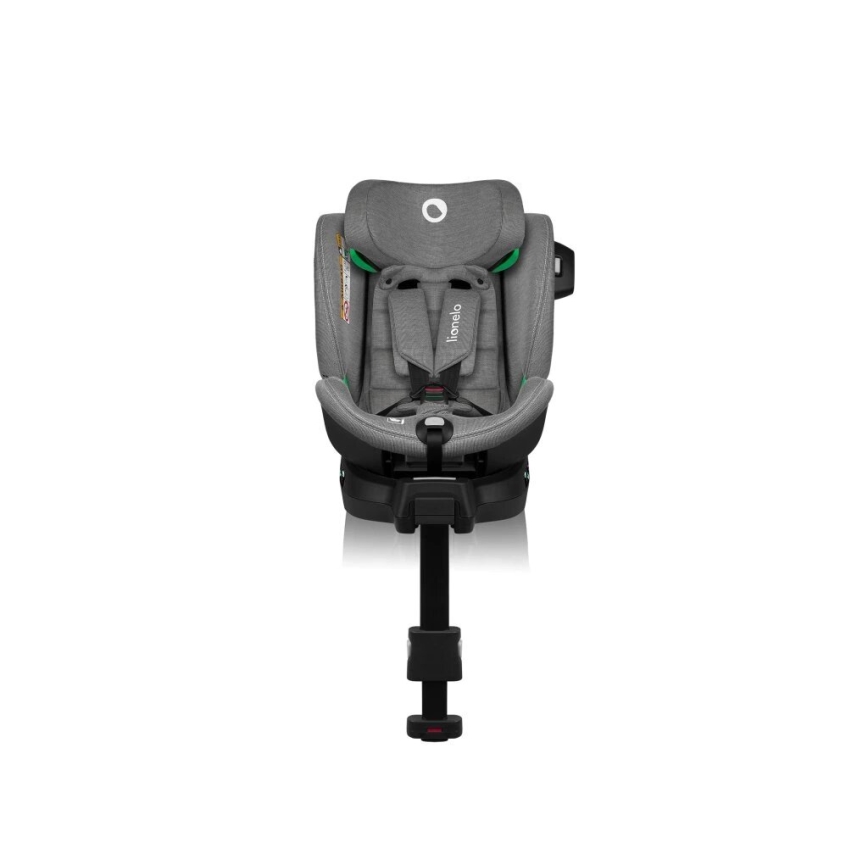Lionelo - Siège-auto pivotant avec base HARMONY i-Size 40-150 cm gris