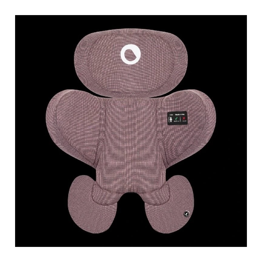 Lionelo - Siège-auto pivotant avec base HARMONY i-Size 40-150 cm rose