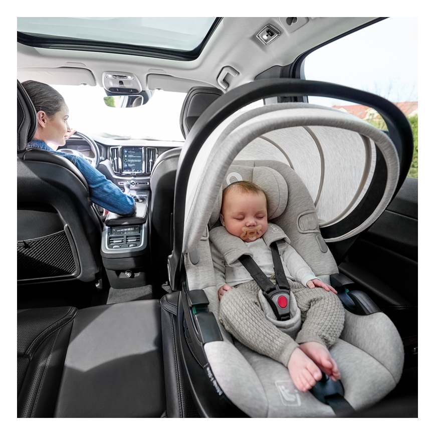 Lionelo - Siège auto pivotant avec base MOXIE SET i-Size 40-87 cm Beige Sable