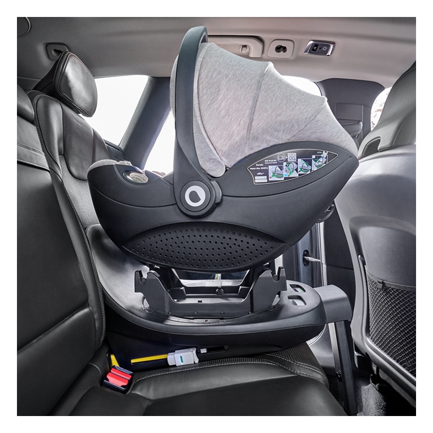 Lionelo - Siège auto pivotant avec base MOXIE SET i-Size 40-87 cm Beige Sable