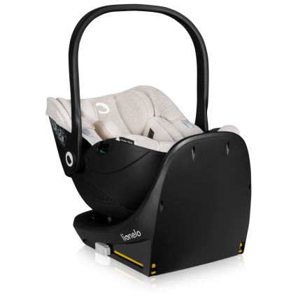 Lionelo - Siège auto pivotant avec base MOXIE SET i-Size 40-87 cm Beige Sable