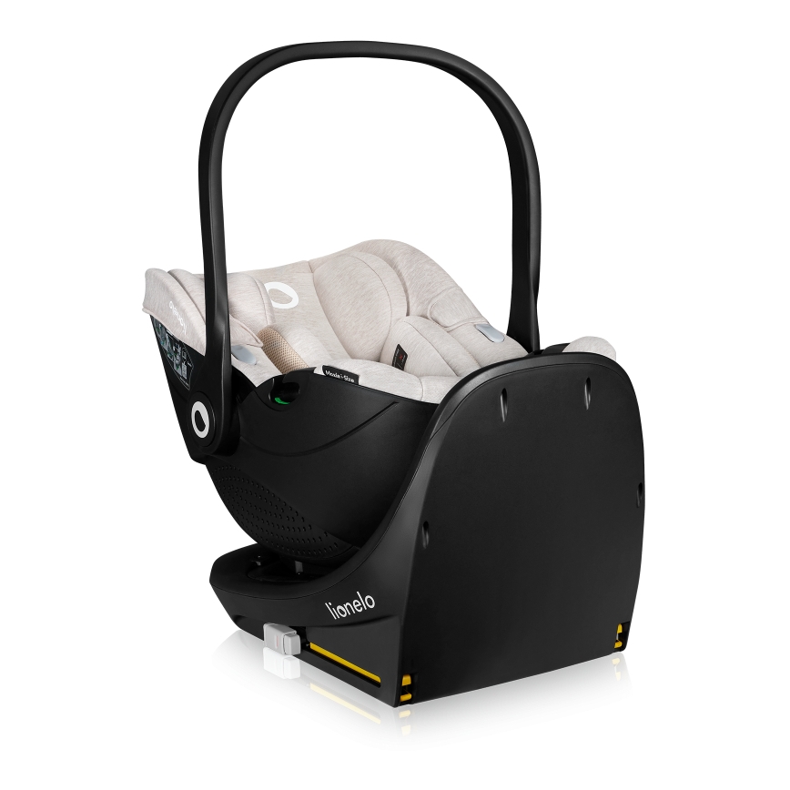 Lionelo - Siège auto pivotant avec base MOXIE SET i-Size 40-87 cm Beige Sable