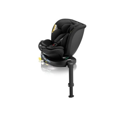 Lionelo - Siège-auto pivotant avec base NAVY i-Size 40-150 cm noir