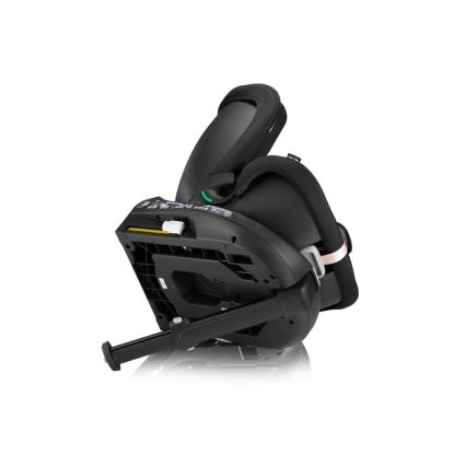Lionelo - Siège-auto pivotant avec base NAVY i-Size 40-150 cm noir/rose