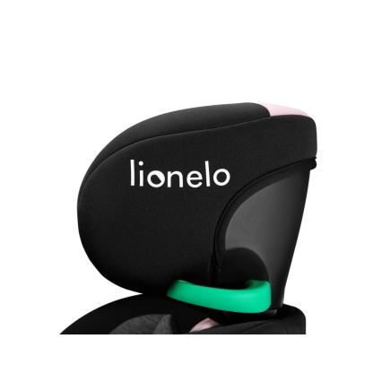 Lionelo - Siège-auto pivotant avec base NAVY i-Size 40-150 cm noir/rose