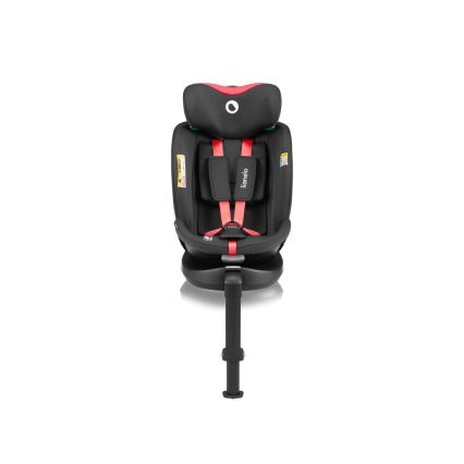 Lionelo - Siège-auto pivotant avec base NAVY i-Size 40-150 cm noir/rouge