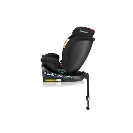 Lionelo - Siège-auto pivotant avec base NAVY i-Size 40-150 cm noir/rouge
