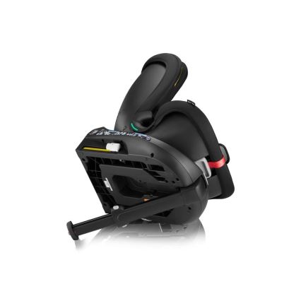 Lionelo - Siège-auto pivotant avec base NAVY i-Size 40-150 cm noir/rouge