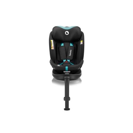 Lionelo - Siège auto pivotant avec base NAVY i-Size 40-150 cm noir/turquoise
