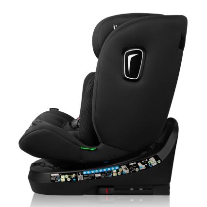Lionelo - Siège-auto pivotant BRAVE i-Size 40-150 cm Black Carbon