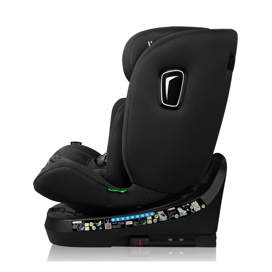 Lionelo - Siège-auto pivotant BRAVE i-Size 40-150 cm Black Carbon