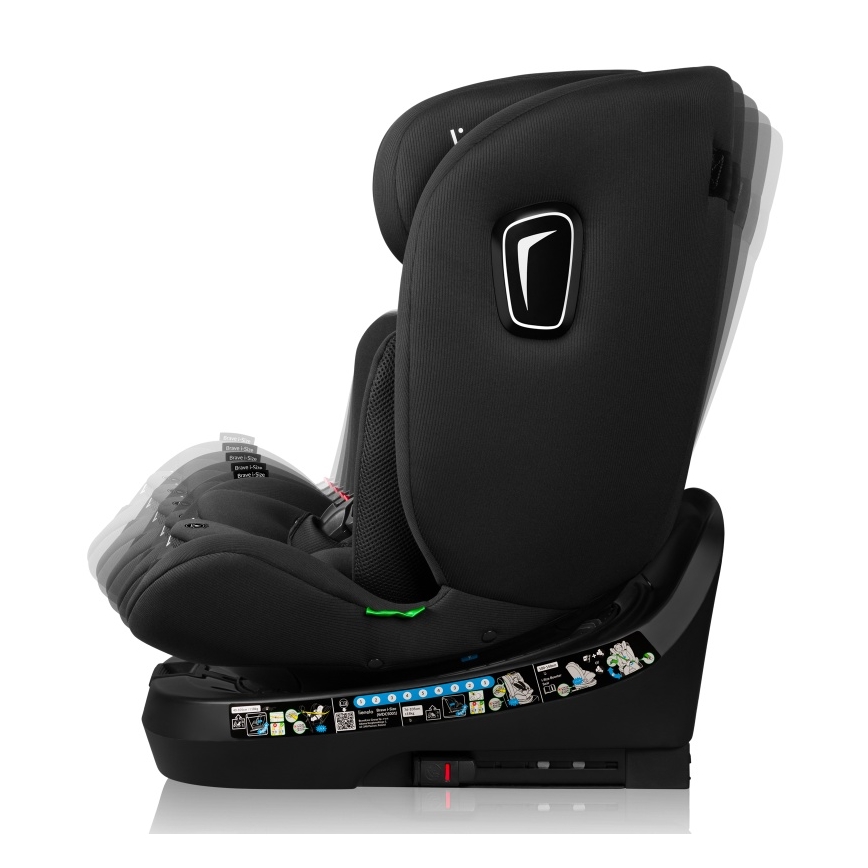 Lionelo - Siège-auto pivotant BRAVE i-Size 40-150 cm Black Carbon