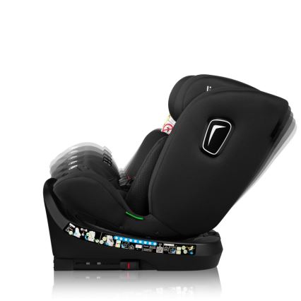 Lionelo - Siège-auto pivotant BRAVE i-Size 40-150 cm Black Carbon