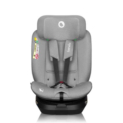 Lionelo - Siège-auto pivotant BRAVE i-Size avec base 40-150 cm Gris Stone