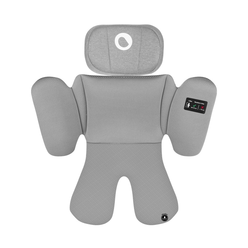 Lionelo - Siège-auto pivotant BRAVE i-Size avec base 40-150 cm Gris Stone