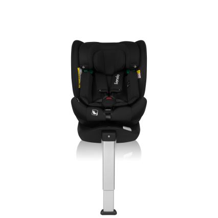 Lionelo - Siège-auto pivotant avec base BRAAM AIR i-Size 40-150 cm Noir Carbone