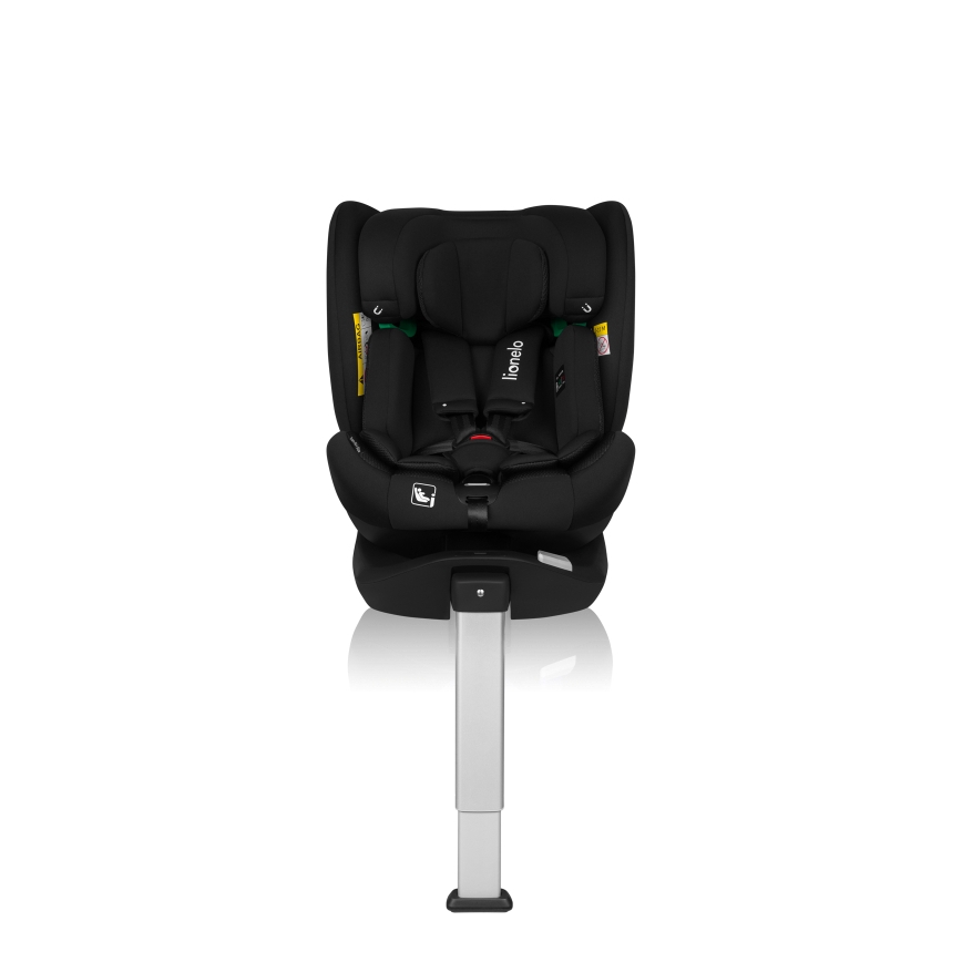 Lionelo - Siège-auto pivotant avec base BRAAM AIR i-Size 40-150 cm Noir Carbone