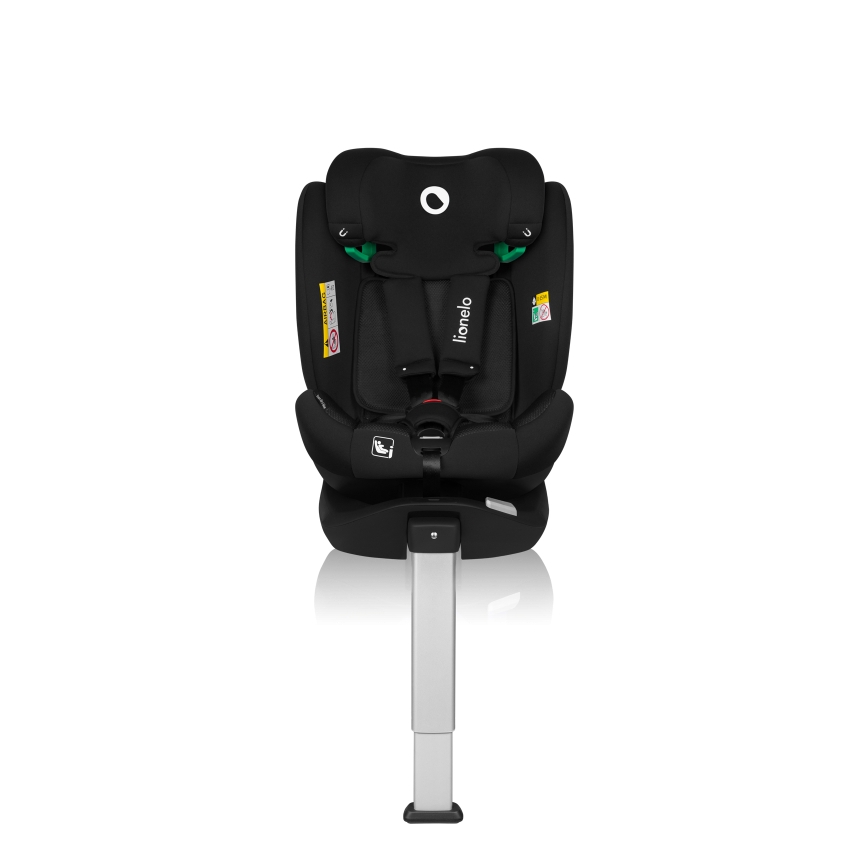 Lionelo - Siège-auto pivotant avec base BRAAM AIR i-Size 40-150 cm Noir Carbone