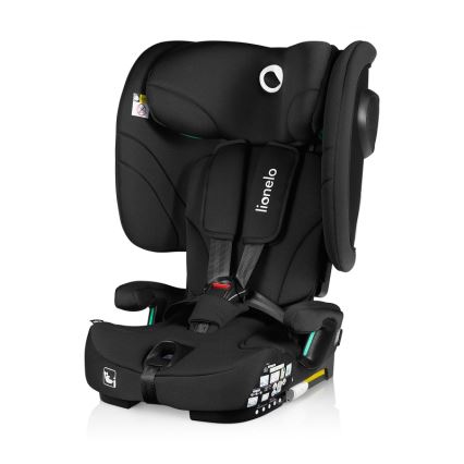Lionelo - Siège-auto pliable NELLY i-Size 76–150 cm Noir Carbone