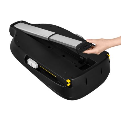 Lionelo - Siège-auto rotatif avec base ASTRID SET i-Size 40-87 cm Noir/Gris