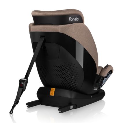 Lionelo - Siège-auto rotatif avec base LAVENDER i-Size 76-150 cm Beige latte
