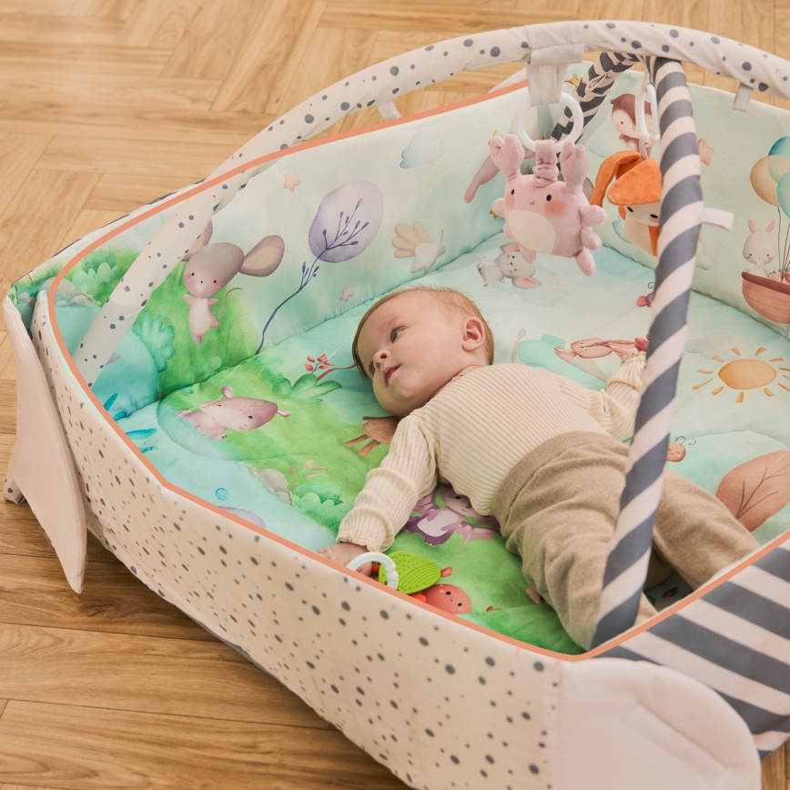 Lionelo - Tapis de jeu pour enfants ANIKA Natural