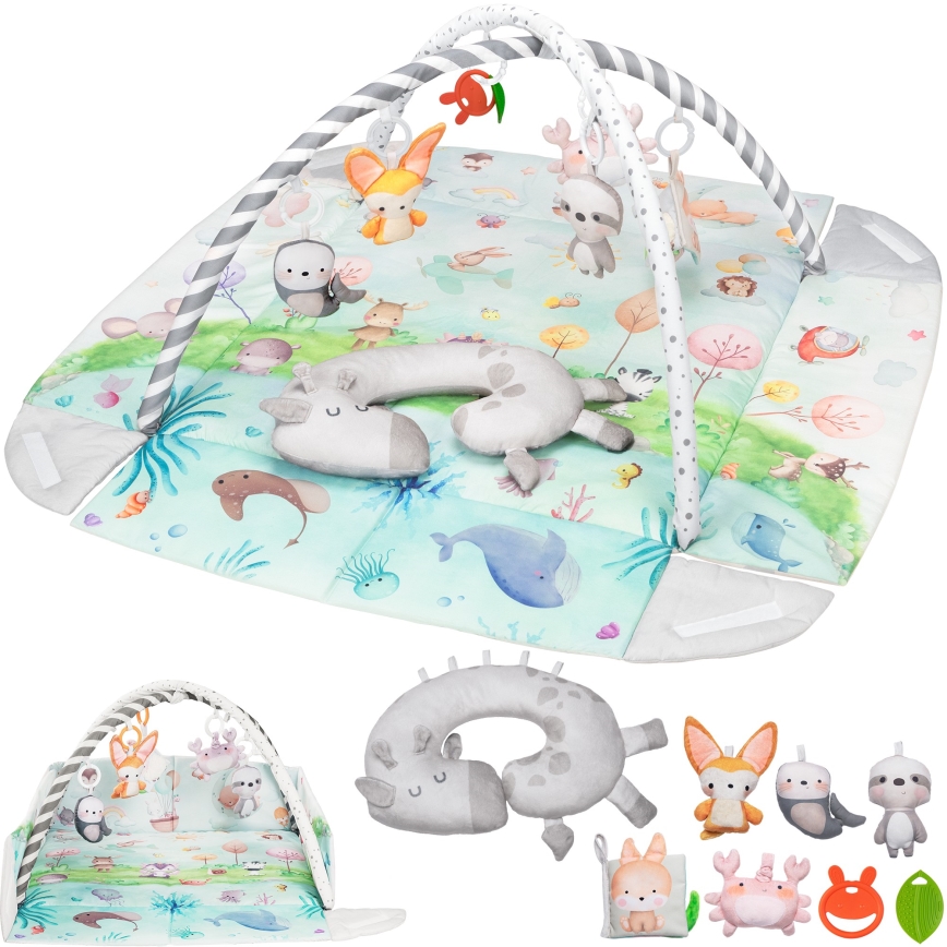 Lionelo - Tapis de jeu pour enfants ANIKA Natural