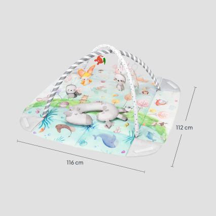 Lionelo - Tapis de jeu pour enfants ANIKA Natural