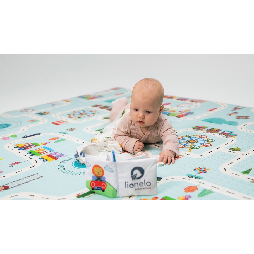 Lionelo - Tapis de jeu pour enfants ROBBY