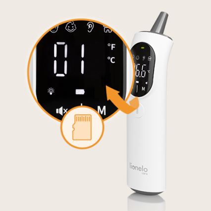 Lionelo - Thermomètre à infrarouge FEVERSCAN 2xAAA