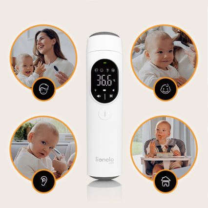 Lionelo - Thermomètre à infrarouge FEVERSCAN 2xAAA