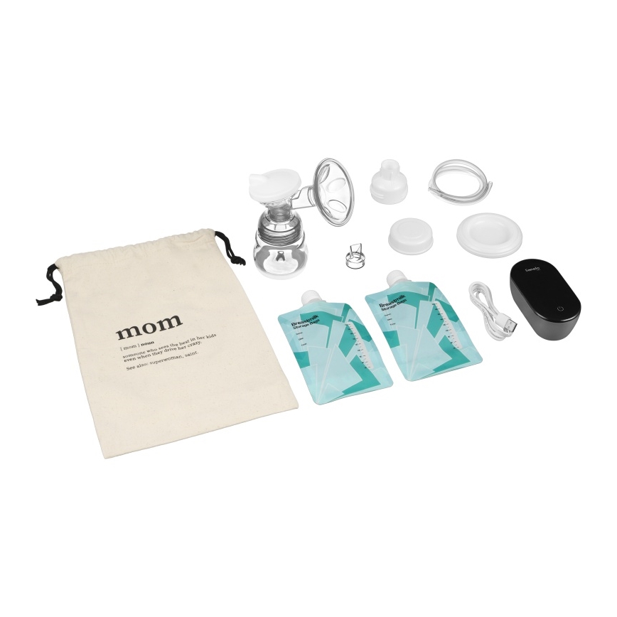 Lionelo - Tire-lait électrique rechargeable FIDI GO 5V 1200 mAh 150ml