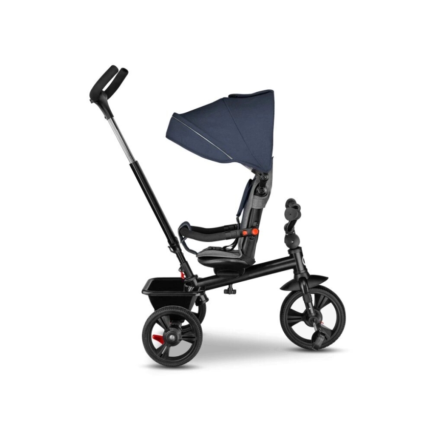Lionelo - Tricycle enfant HAARI bleu foncé/gris