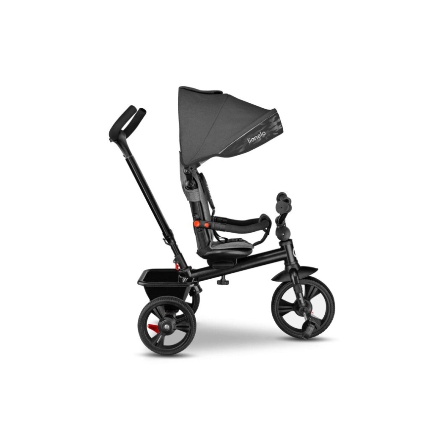 Lionelo - Tricycle enfant HAARI gris/noir