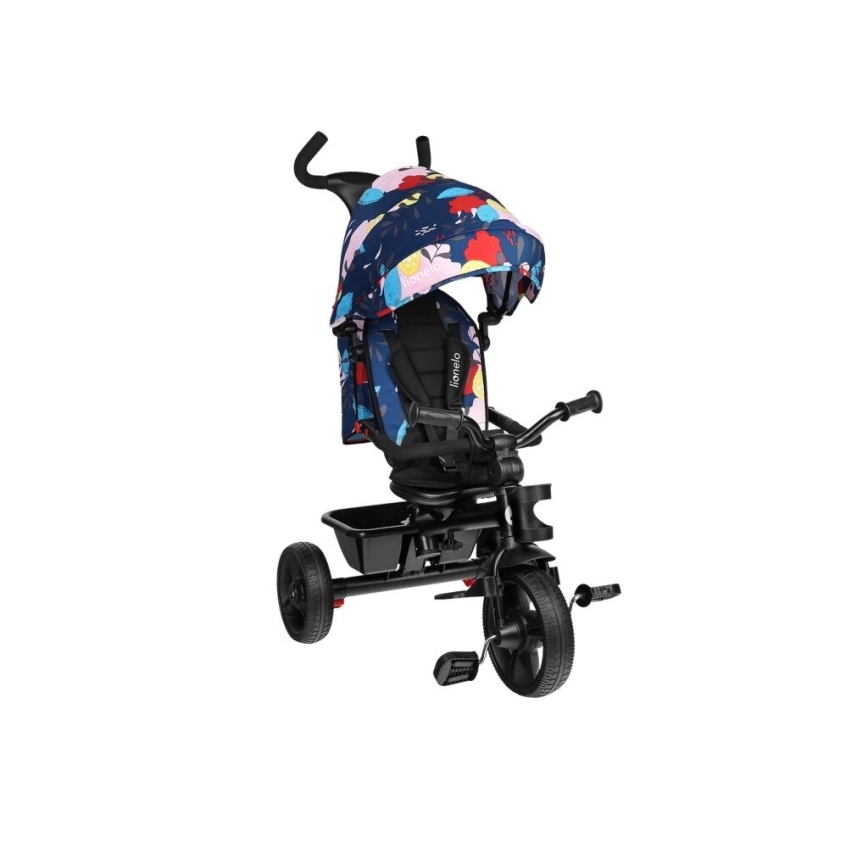 Lionelo - Tricycle enfant HAARI noir/coloré