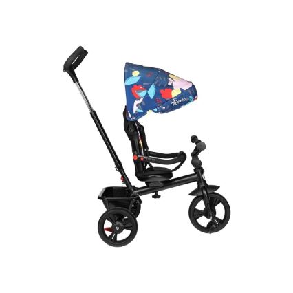 Lionelo - Tricycle enfant HAARI noir/coloré