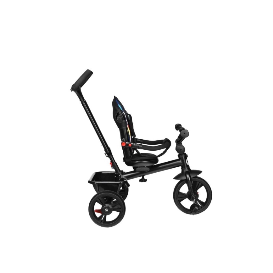 Lionelo - Tricycle enfant HAARI noir/coloré