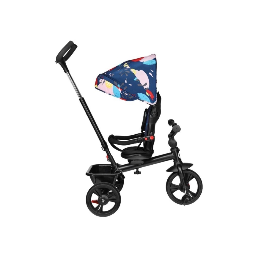 Lionelo - Tricycle enfant HAARI noir/coloré