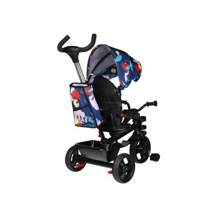 Lionelo - Tricycle enfant HAARI noir/coloré
