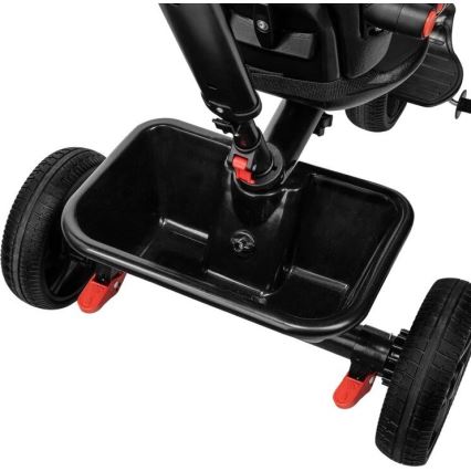 Lionelo - Tricycle enfant HAARI noir/coloré