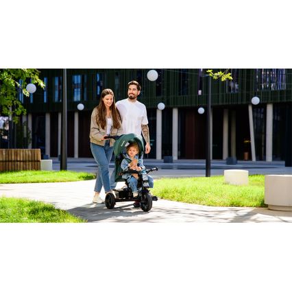 Lionelo - Tricycle enfant HAARI vert/noir