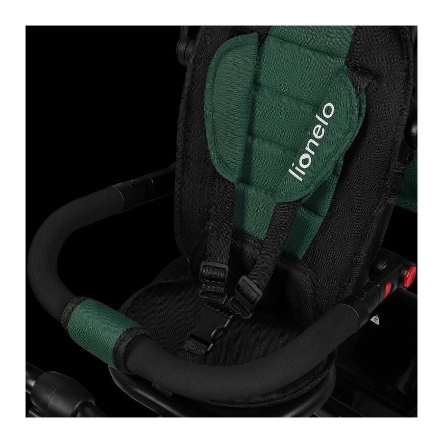 Lionelo - Tricycle enfant HAARI vert/noir